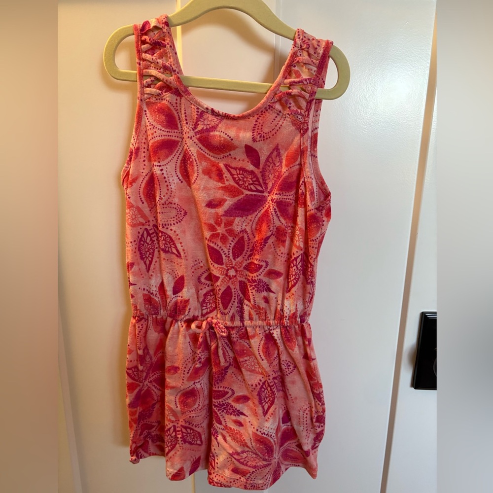 Mudd Pink Floral Kids Romper